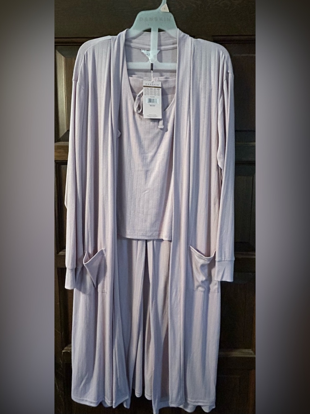 Danskin Lavender 3-Piece Lounge Robe Set